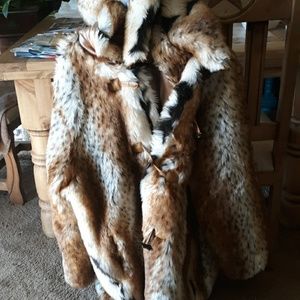 Faux fur jacket